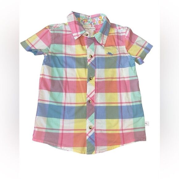 Tommy Bahama Other - Tommy Bahama Girls Plaid Button Down